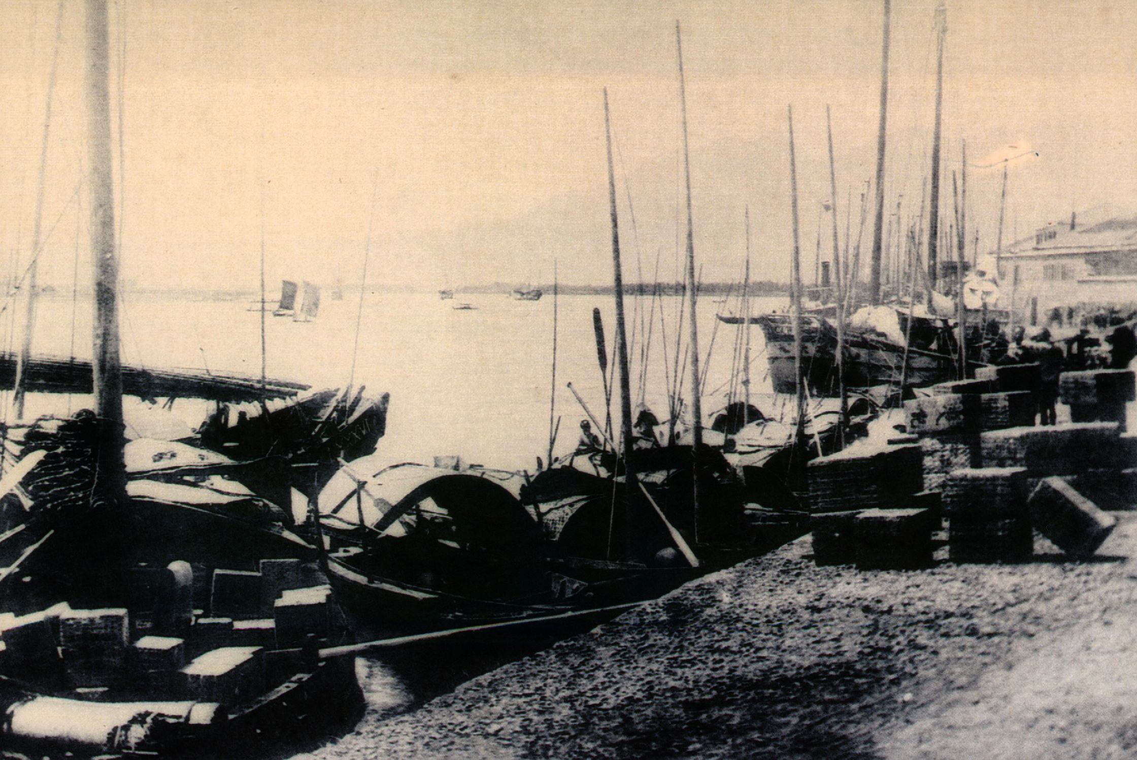 1930年代大稻埕淡水河岸